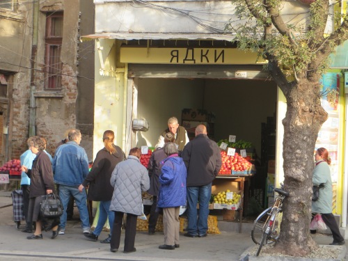 Oh. Ah. Ein Marktstand (Sofia)
